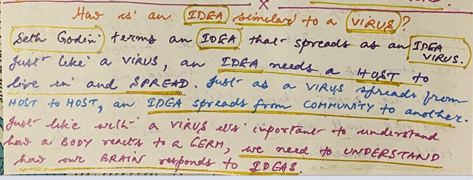 Idea versus Virus