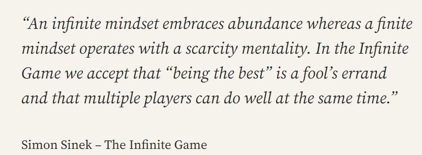 The Gift of Infinite Mindset