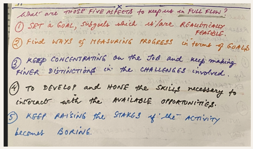 FIVE THINGS I do for FUN