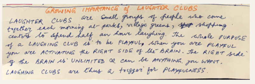 Why I Love Laughter Clubs?
