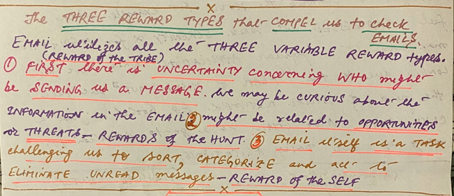 THREE REASONS drive EMAIL CRAVING