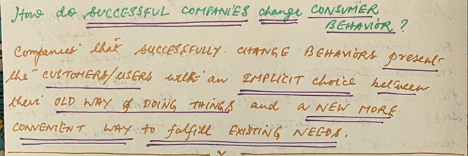 How Successful Companies change Consumer Behavior?