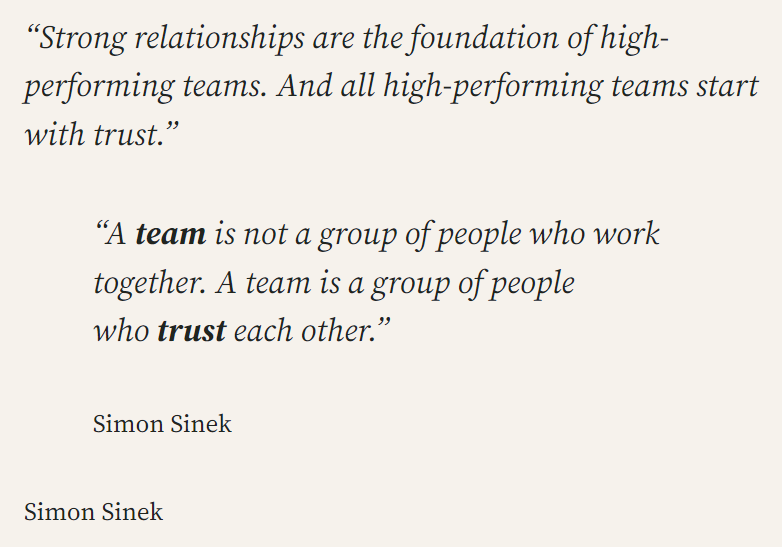 Trusting Teams