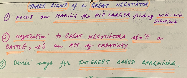 Three Signs of a Great Negotiator