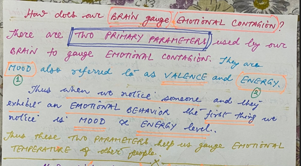 How does brain gauge emotional contagion?