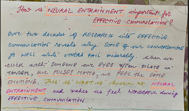 What is NEURAL ENTRAINMENT?