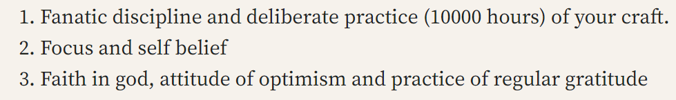 THREE THINGS to change your LIFE