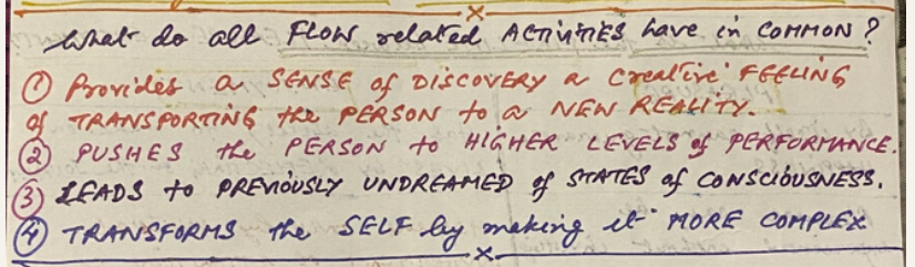 BEING in FLOW feels SPECIAL