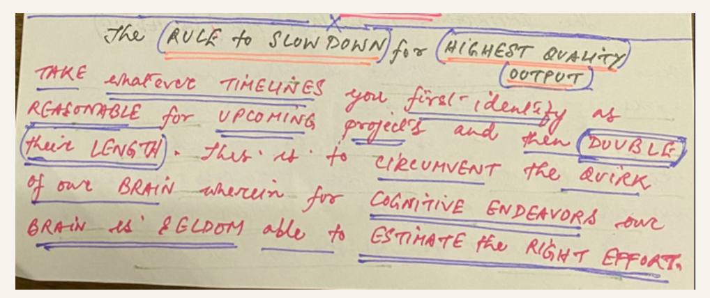 Do you know the BENEFITS of SLOW PRODUCTIVITY?