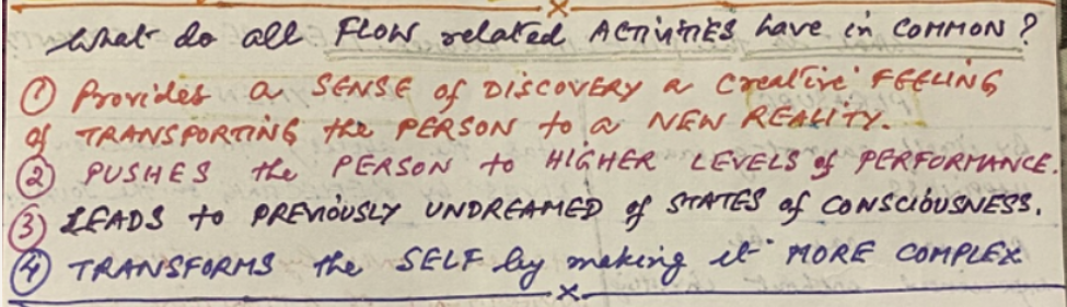 A Week spent in Full Flow