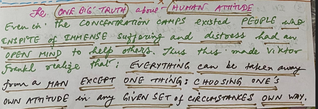 Biggest Truth on Human Attitude