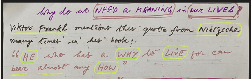 Know the WHY of your LIFE.