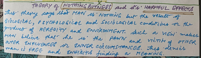 Theory of Nothingbutness and its harmful effects