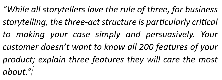 Obsess over Rule of Three