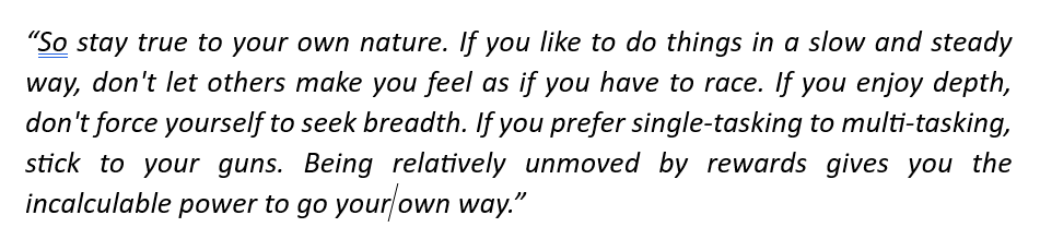 Trust your own methods