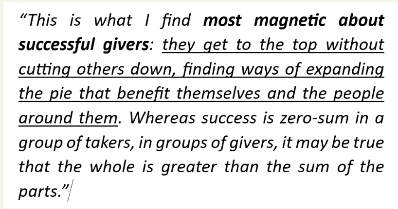 Online Community of GIVERS