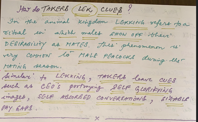 How to TAKERS LEK CLUES?