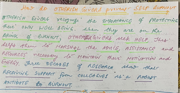 Best tip to prevent Self Burnout