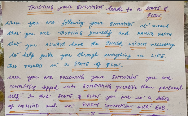 TRUST your INTUITION for FLOW