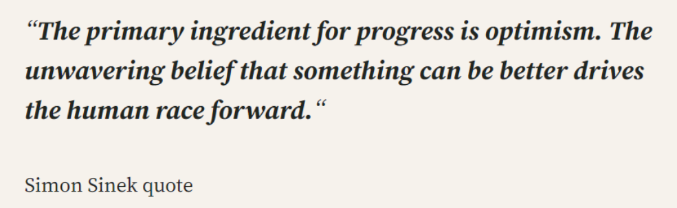 The Most Optimistic Person