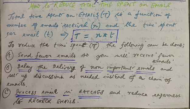 Best Way to Reduce Email Time