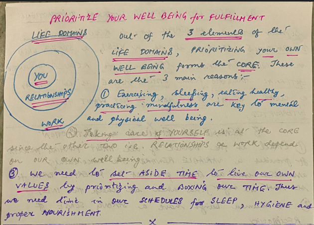 Prioritize your own Well being