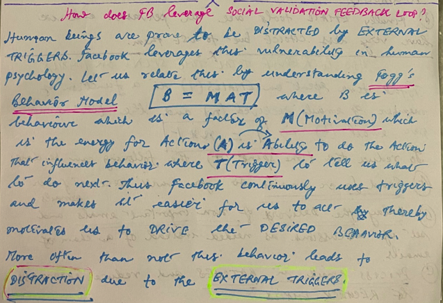 Facebook leverages Social Validation Feedback Loop