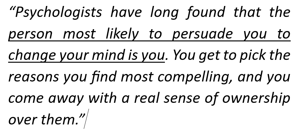 Change begins with Self