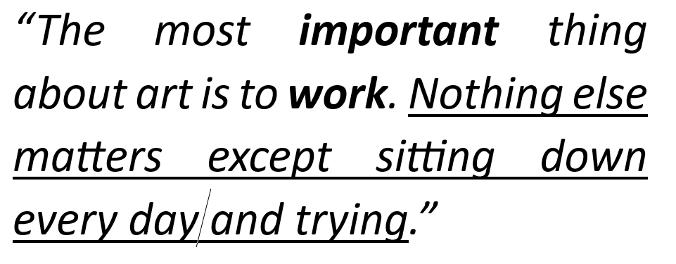 Biggest Truth on Art