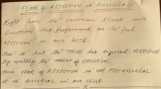 Fear of Rejection Demystified