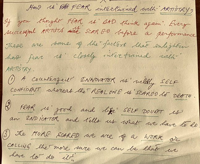 The Art and Fear relationship