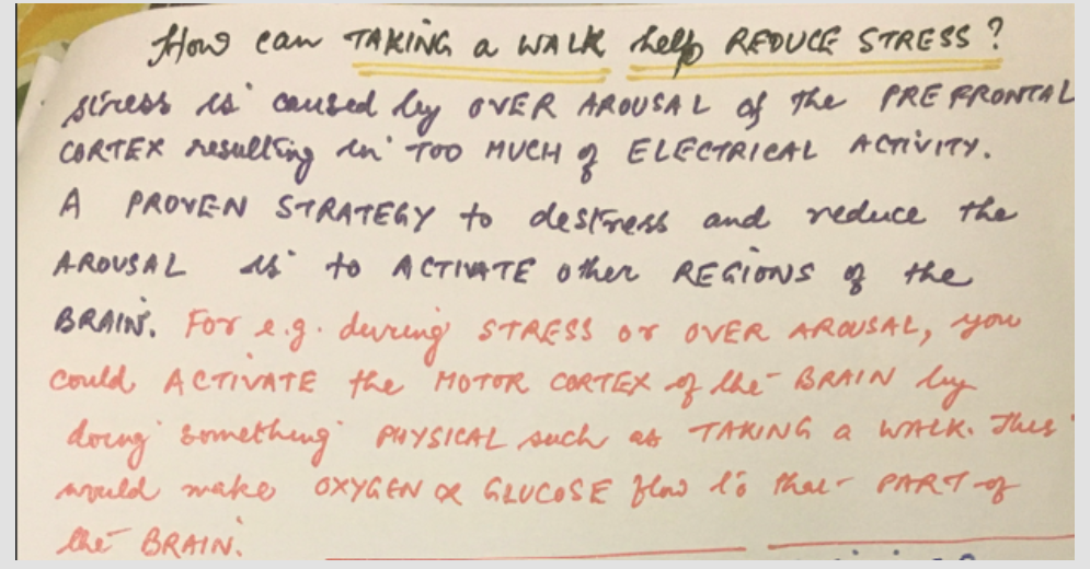 Walking as a Stress Reliever