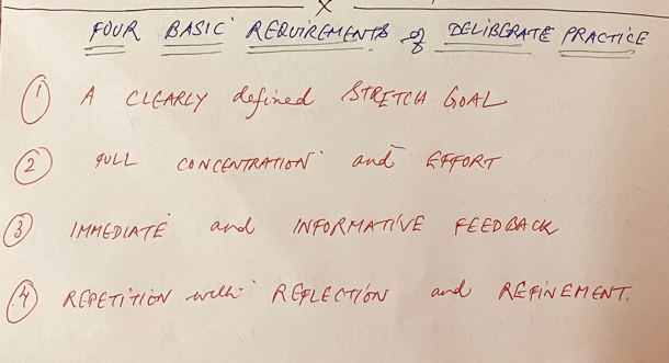 Why Practice Four Components of Deliberate Practice - Pile On Motivation