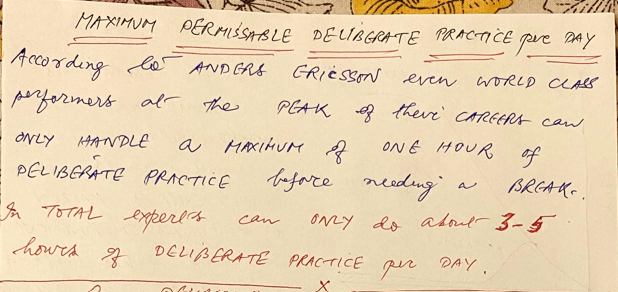 Daily Deliberate Practice Limit