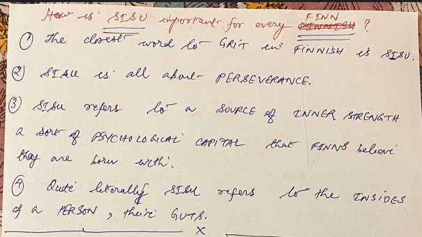 Finnish SISU explained