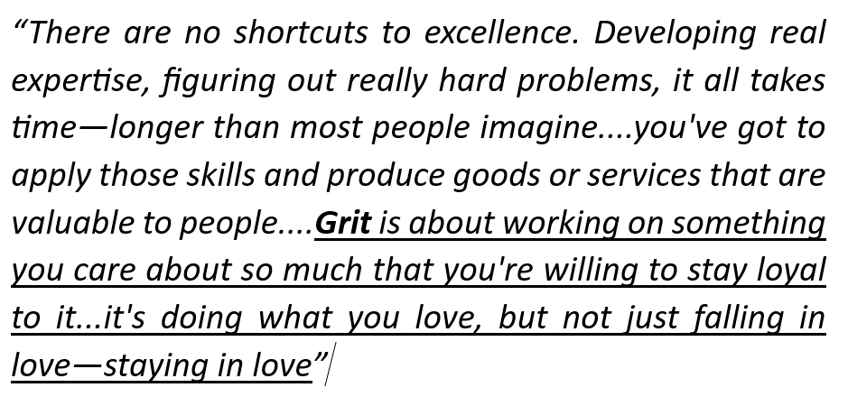 Best Definition of Grit