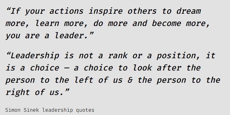 Inspirational Leadership Tenets