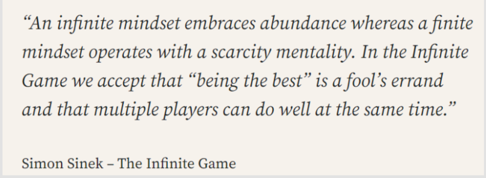 Shift to an Infinite Mindset