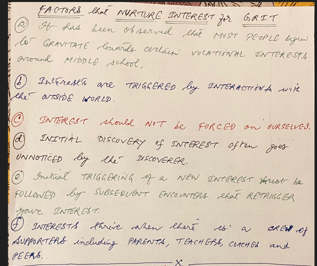 How to nurture Interest for Greatness?
