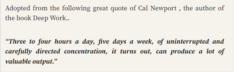Detach from Computer for Deep Work