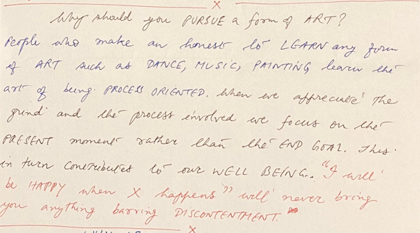 Need to pursue an ART FORM?