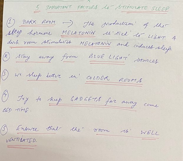 Five Environmental Tips for  Stimulating Sleep