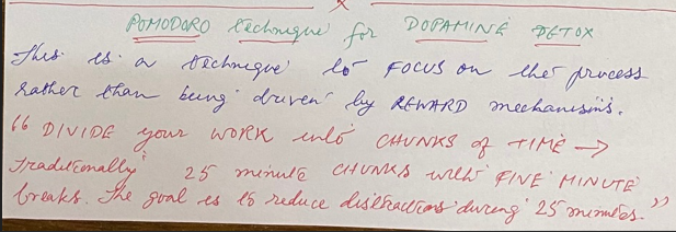 POMODORO Technique for Dopamine Detox