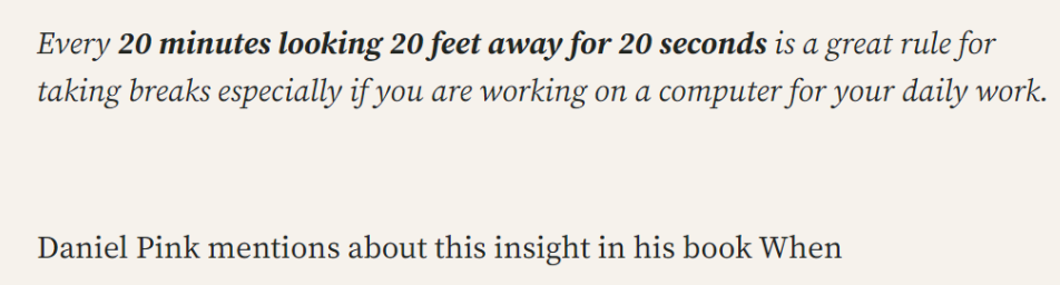 Perfect complement for TODO list