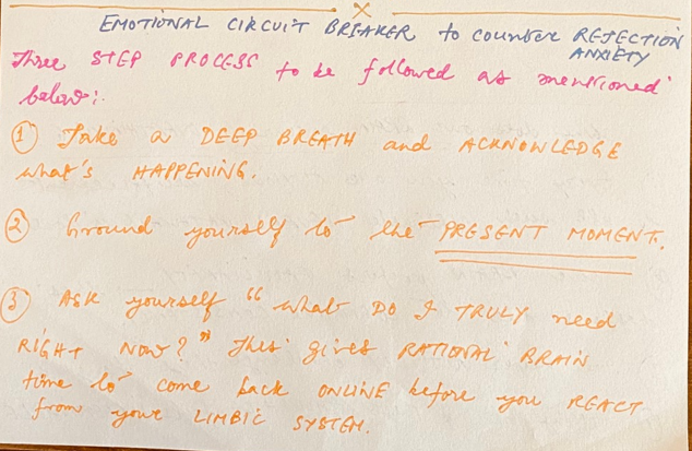 Emotional Circuit Breaker for Anxiety